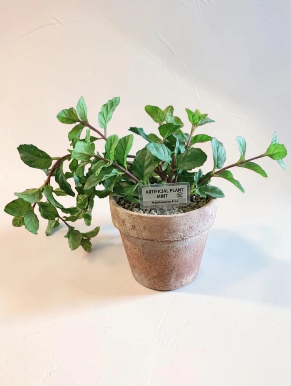 Faux Kitchen Mint Herb Plant W/Pot Hickman/Sheiyah Market Collection
